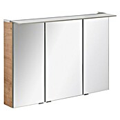 Fackelmann B.perfekt LED-Spiegelschrank (B x H: 100 x 69,4 cm, Ast Eiche Holzoptik) | BAUHAUS