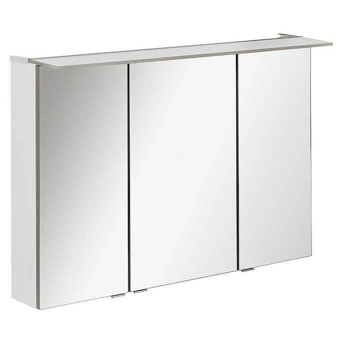 Fackelmann B.perfekt LED-Spiegelschrank (B x H: 100 x 69,4 cm, Weiß) | BAUHAUS