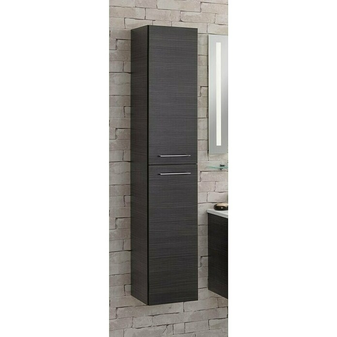 Fackelmann B.perfekt Hochschrank (B x T x H: 30 x 31,8 x 158,8 cm, Dark Oak Holzoptik) | BAUHAUS