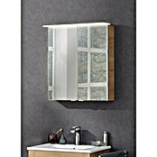 Fackelmann B.perfekt LED-Spiegelschrank (B x H: 60 x 69,4 cm, 2-türig, Ast Eiche Holzoptik) | BAUHAUS