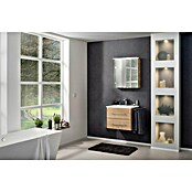 Fackelmann B.perfekt LED-Spiegelschrank (B x H: 60 x 69,4 cm, 2-türig, Ast Eiche Holzoptik) | BAUHAUS