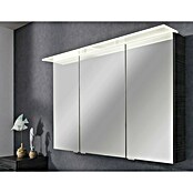 Fackelmann B.perfekt LED-Spiegelschrank (B x H: 100 x 69,4 cm, 3-türig, Dark Oak Holzoptik) | BAUHAUS