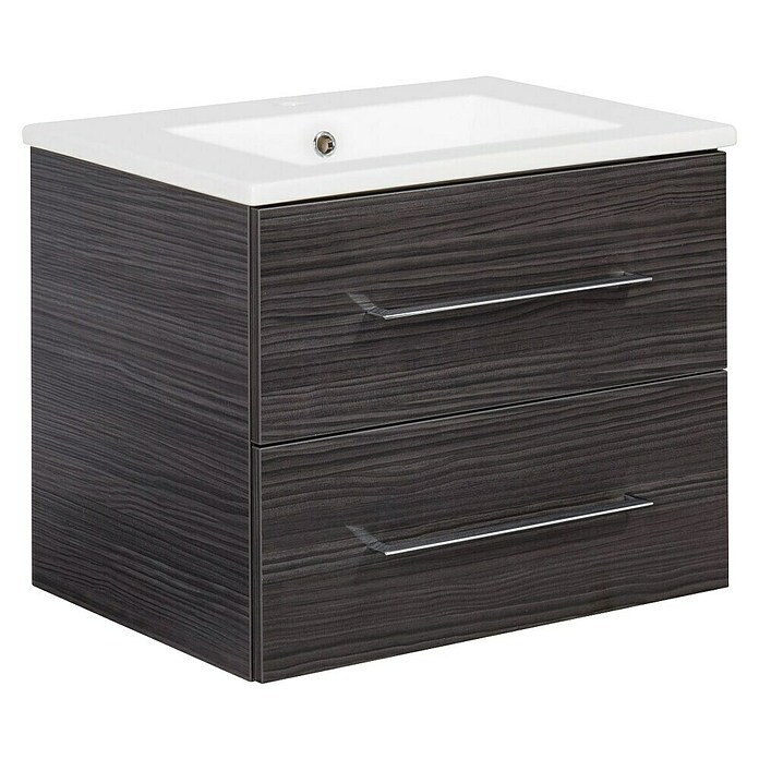 Fackelmann B.perfekt Badmöbel-Set (Gesamtbreite Badmöbel: 62,2 cm, Dark Oak Holzoptik) | BAUHAUS