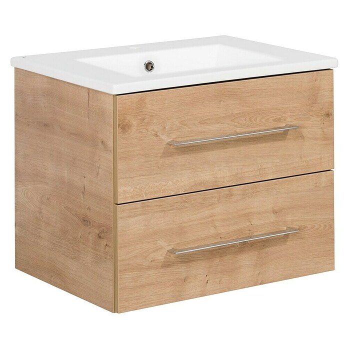 Fackelmann B.perfekt Badmöbel-Set (Gesamtbreite Badmöbel: 62,2 cm, Ast Eiche Holzoptik) | BAUHAUS