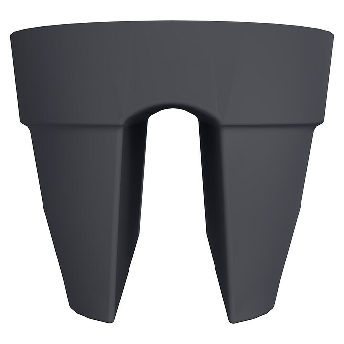 Elho Vibia Campana Balkonbak Flower Bridge (Kunststof, Antraciet, l x b x h: 26 x 60 x 47 cm) | BAUHAUS