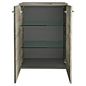 Fackelmann B.style Midischrank (2-türig, B x T x H: 60,2 x 32 x 82,6 cm, Nature Oak Holzoptik) | BAUHAUS