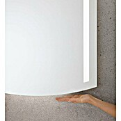 Fackelmann B.style LED-Lichtspiegel (B x H: 80 x 80 cm, Einfacher Anschluss über Schraubklemme, Oval) | BAUHAUS