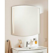Fackelmann B.style LED-Lichtspiegel (B x H: 80 x 80 cm, Einfacher Anschluss über Schraubklemme, Oval) | BAUHAUS