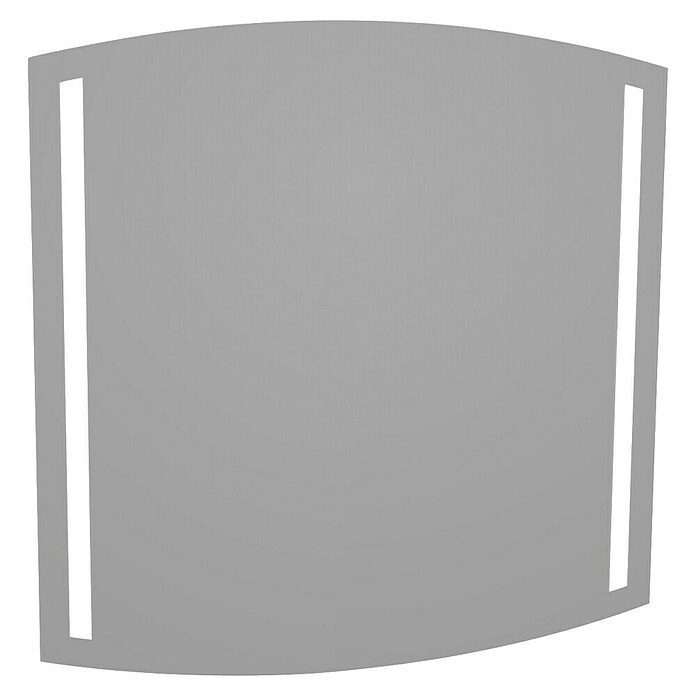 Fackelmann B.style LED-Lichtspiegel (B x H: 80 x 80 cm, Einfacher Anschluss über Schraubklemme, Oval) | BAUHAUS