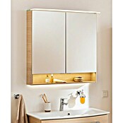 Fackelmann B.style LED-Spiegelschrank (B x H: 80 x 81,2 cm, Sandeiche) | BAUHAUS