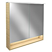 Fackelmann B.style LED-Spiegelschrank (B x H: 80 x 81,2 cm, Sandeiche) | BAUHAUS