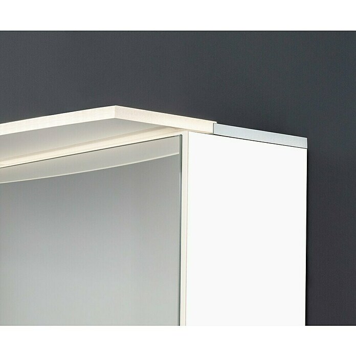 Fackelmann B.style LED-Spiegelschrank (B x H: 60 x 81,2 cm, Weiß) | BAUHAUS