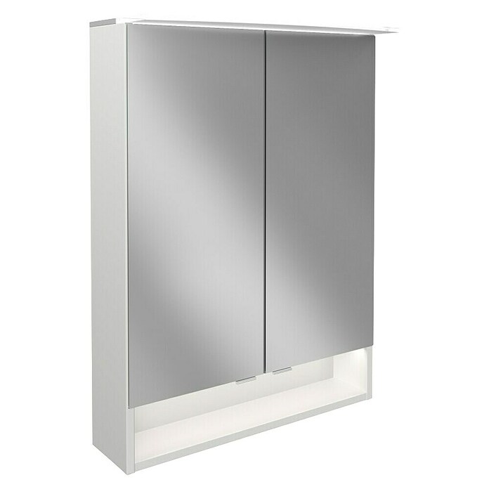 Fackelmann B.style LED-Spiegelschrank (B x H: 60 x 81,2 cm, Weiß) | BAUHAUS
