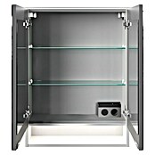 Fackelmann B.style LED-Spiegelschrank (B x H: 60 x 81,2 cm, Weiß) | BAUHAUS