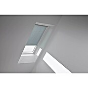 Velux Dachfensterrollo RSL C04 4170K (Farbe: Blaugrau - 4170K, Farbe Schiene: Aluminium, Solarbetrieben) | BAUHAUS