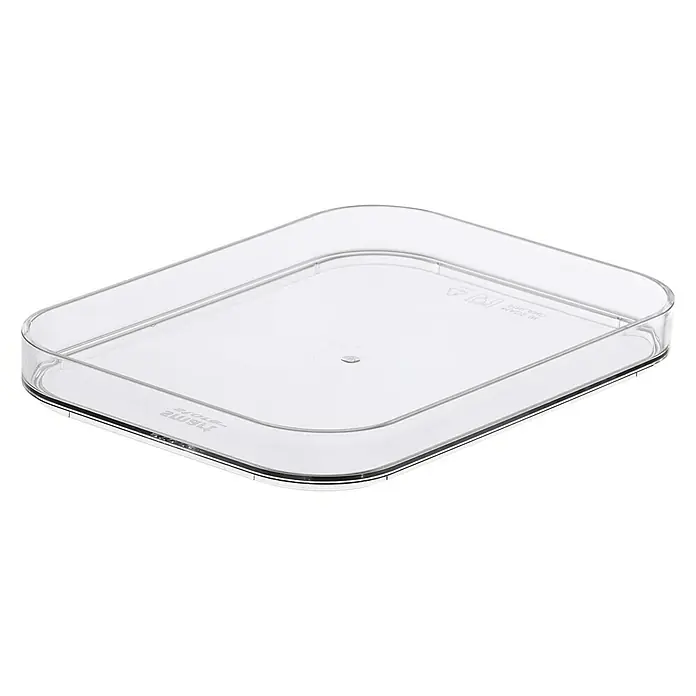SmartStore Deckel Compact - L x B x H: 19,5 x 14,5 x 2,5 cm, Kunststoff, Transparent - Klarsichtbox mit rechteckiger Form und abgerundeten Ecken für die ordentliche Aufbewahrung von diversen Gegenständen. Ideal für Haushalt und Büro.