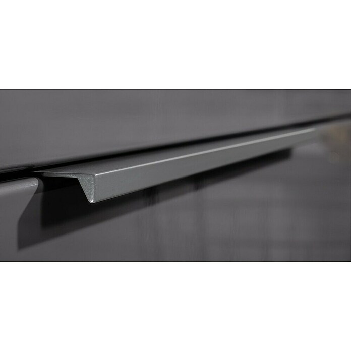 Fackelmann Luna Hochschrank (B x T x H: 30 x 31,8 x 162 cm, Anthrazit Hochglanz) | BAUHAUS