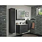 Fackelmann Luna Hochschrank (B x T x H: 30 x 31,8 x 162 cm, Anthrazit Hochglanz) | BAUHAUS