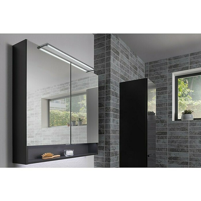 Fackelmann Luna LED-Beleuchtung Ambiente (Passend für: Spiegelschrank Luna, L x B x H: 74,8 x 1,5 x 1,5 cm, 3,6 W, Neutralweiß) | BAUHAUS