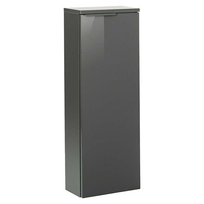 Fackelmann Luna Midischrank (B x T x H: 30,2 x 17 x 82,6 cm, Anthrazit Hochglanz) | BAUHAUS
