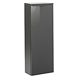 Fackelmann Luna Midischrank (B x T x H: 30,2 x 17 x 82,6 cm, Anthrazit Hochglanz)