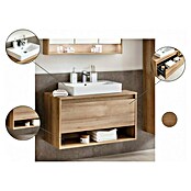 Fackelmann Natura Waschtischunterschrank (B x T x H: 93,4 x 45,5 x 52,3 cm, Ast Eiche Holzoptik) | BAUHAUS