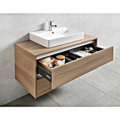 Fackelmann Aufsatzwaschbecken VAIDA (B x L: 61 x 41 cm, Hahnloch: Mitte, Mit Überlauf, Weiß) | BAUHAUS