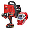 Stayer Taladro atornillador de batería PBL202 + Soldador Inverter PLUS 160BGEK (18 V, Tipo de batería: Iones de litio, 2 Ah, 2 baterías, Número de revoluciones de marcha en vacío: 440 r.p.m. - 1.650 r.p.m.)