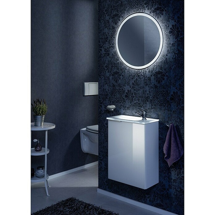 Fackelmann LED-Lichtspiegel Mirror (Durchmesser: 600 mm, umlaufende LED-Beleuchtung) | BAUHAUS