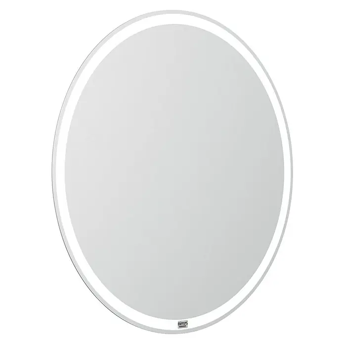 Fackelmann Lichtspiegel Mirror - Durchmesser: 80 cm, umlaufende LED-Beleuchtung - Das runde Wandspiegel-Design mit LED-Hintergrundbeleuchtung sorgt für eine moderne Note und verbessert das Ambiente eines jeden Badezimmers.