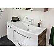 Fackelmann Verona Einbauwaschbecken Lugano (115 x 46 cm, Hahnloch: Mitte, Weiß, Ablage links) | BAUHAUS