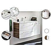 Fackelmann Verona Waschtischunterschrank (B x T x H: 79,4 x 45,5 x 57,5 cm, Weiß Hochglanz) | BAUHAUS