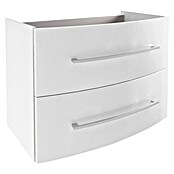 Fackelmann Verona Waschtischunterschrank (B x T x H: 79,4 x 45,5 x 57,5 cm, Weiß Hochglanz) | BAUHAUS