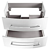 Fackelmann Verona Waschtischunterschrank (B x T x H: 79,4 x 45,5 x 57,5 cm, Weiß Hochglanz) | BAUHAUS