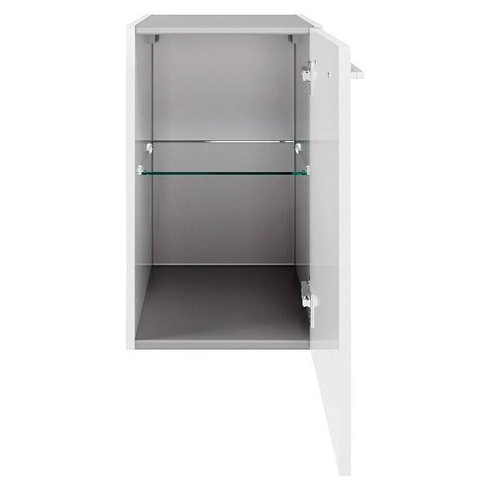 Fackelmann Verona Unterschrank (B x T x H: 35 x 39,7 x 57,5 cm, DIN Anschlag: Rechts, Weiß Hochglanz) | BAUHAUS