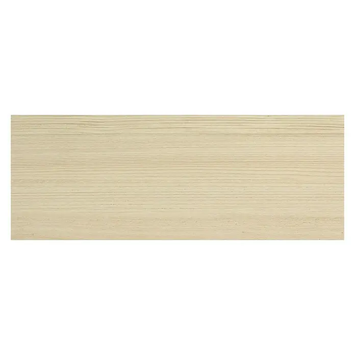 Pavimento cerámico Ferik - 20,5 x 61,5 cm, Natural - Primer plano de una tabla de madera con grano fino en un tono claro, ideal para muebles o suelos.