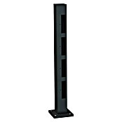 Recal Zaunpfosten Karlsdal (Höhe: 74,5 cm, Durchmesser: 70 mm, Mattschwarz RAL9005, Aluminium) | BAUHAUS