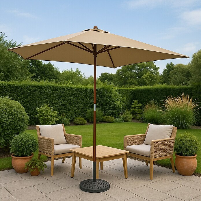 Sunfun Parasol para exterior Lian  (Crudo, L x An: 300 x 200 cm)