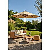 Sunfun Parasol para jardín Lian  (Crudo, Diámetro: 300 cm)