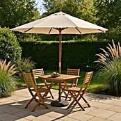 Sunfun Parasol para jardín Lian  (Crudo, Diámetro: 300 cm)