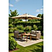 Sunfun Parasol para exterior Lian  (Crudo, L x An: 300 x 300 cm)