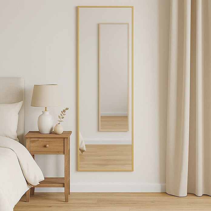 Espejo de pared Amberes (60 x 160 cm, Oro) | BAUHAUS