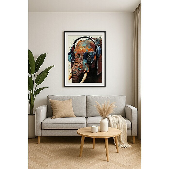 Cuadro Elefante (An x Al: 30 x 40 cm, 1 pzs.) | BAUHAUS