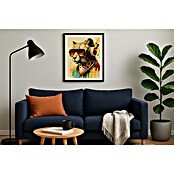 Cuadro Guepardo con gafas (An x Al: 30 x 40 cm, 1 pzs.) | BAUHAUS
