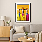 Cuadro Jirafas Pop Art (An x Al: 30 x 40 cm, 1 pzs.) | BAUHAUS