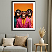 Cuadro Chimpancé Pop Art (An x Al: 30 x 40 cm, 1 pzs.) | BAUHAUS