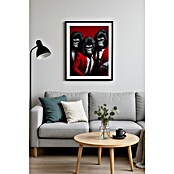 Cuadro Gorilas Pop Art (An x Al: 30 x 40 cm, 1 pzs.) | BAUHAUS