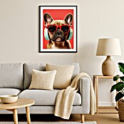 Cuadro Bulldog con cascos (An x Al: 30 x 40 cm, 1 pzs.) | BAUHAUS
