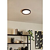 Eglo Led-plafondlamp, rond Idun-E (22 W, Ø x h: 30 x 3,1 cm, Zwart, Warm wit) | BAUHAUS