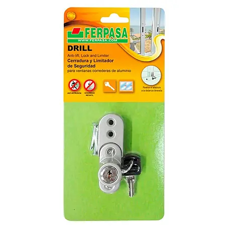 Cierre de seguridad para ventanas Drill